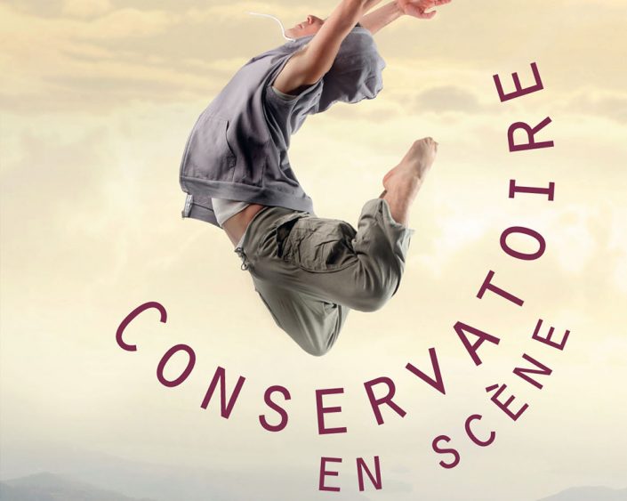 Conservatoire en scène Visuel du dépliant Conservatoire en scène à Sarezau