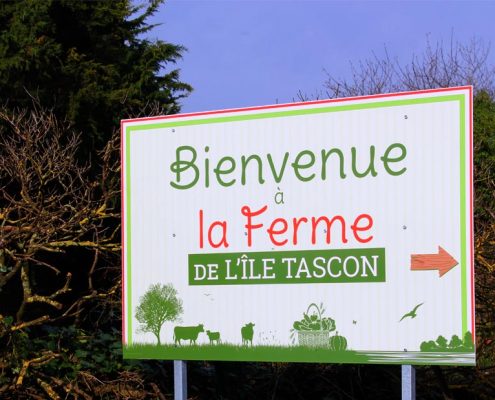 Bienvenue à la ferme signalétique