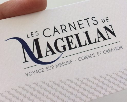 Cartes de visite sur-mesure, papier texturé