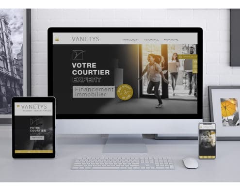 Création webdesign site Vanetys