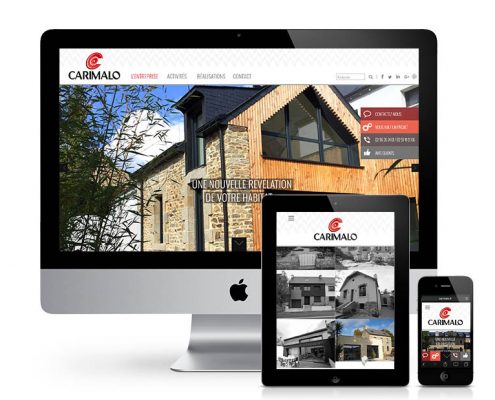 webdesign site internet responsive Carimalo