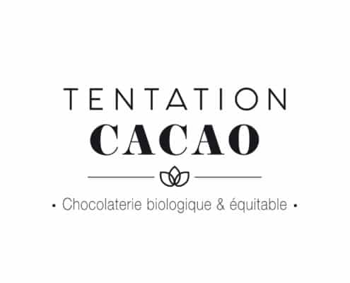 Logo chocolatier artisanal biologique