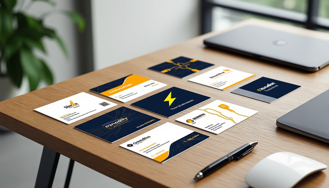 découvrez notre sélection de cartes de visite pour électriciens, avec modèles professionnels et exemples personnalisables pour valoriser votre activité.