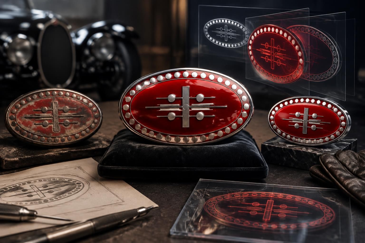 découvrez l’histoire du logo bugatti, la signification de son célèbre macaron rouge et blanc, et ses différentes versions à télécharger en png et svg.