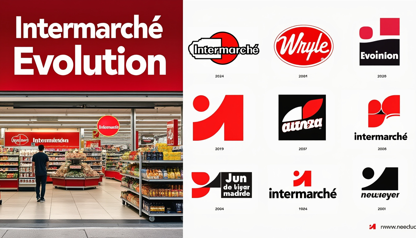 découvrez l'histoire et l'évolution du logo intermarché, une icône de la grande distribution française, à travers ses différentes transformations au fil des années.