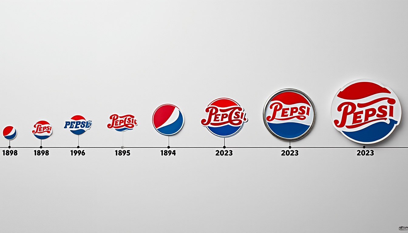 découvrez l'évolution du logo pepsi, un emblème mondial iconique, à travers les décennies et son impact dans le marketing.
