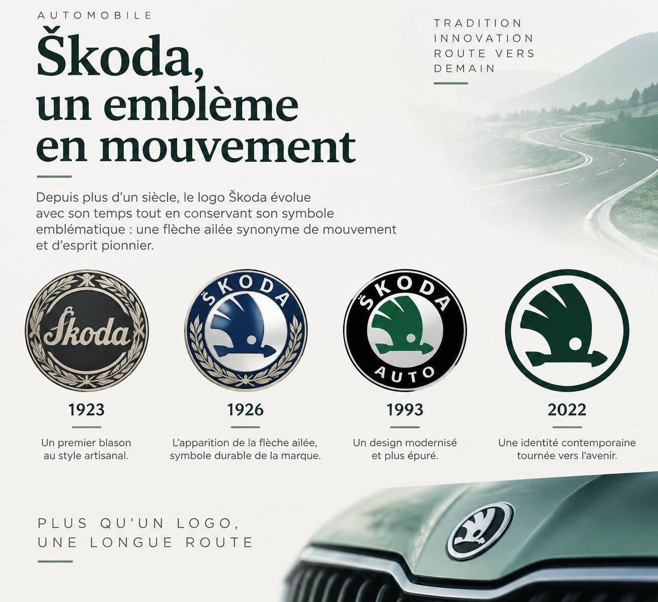 découvrez ce que symbolise la flèche ailée du logo škoda et explorez l’histoire de cet emblème emblématique de la marque automobile tchèque.