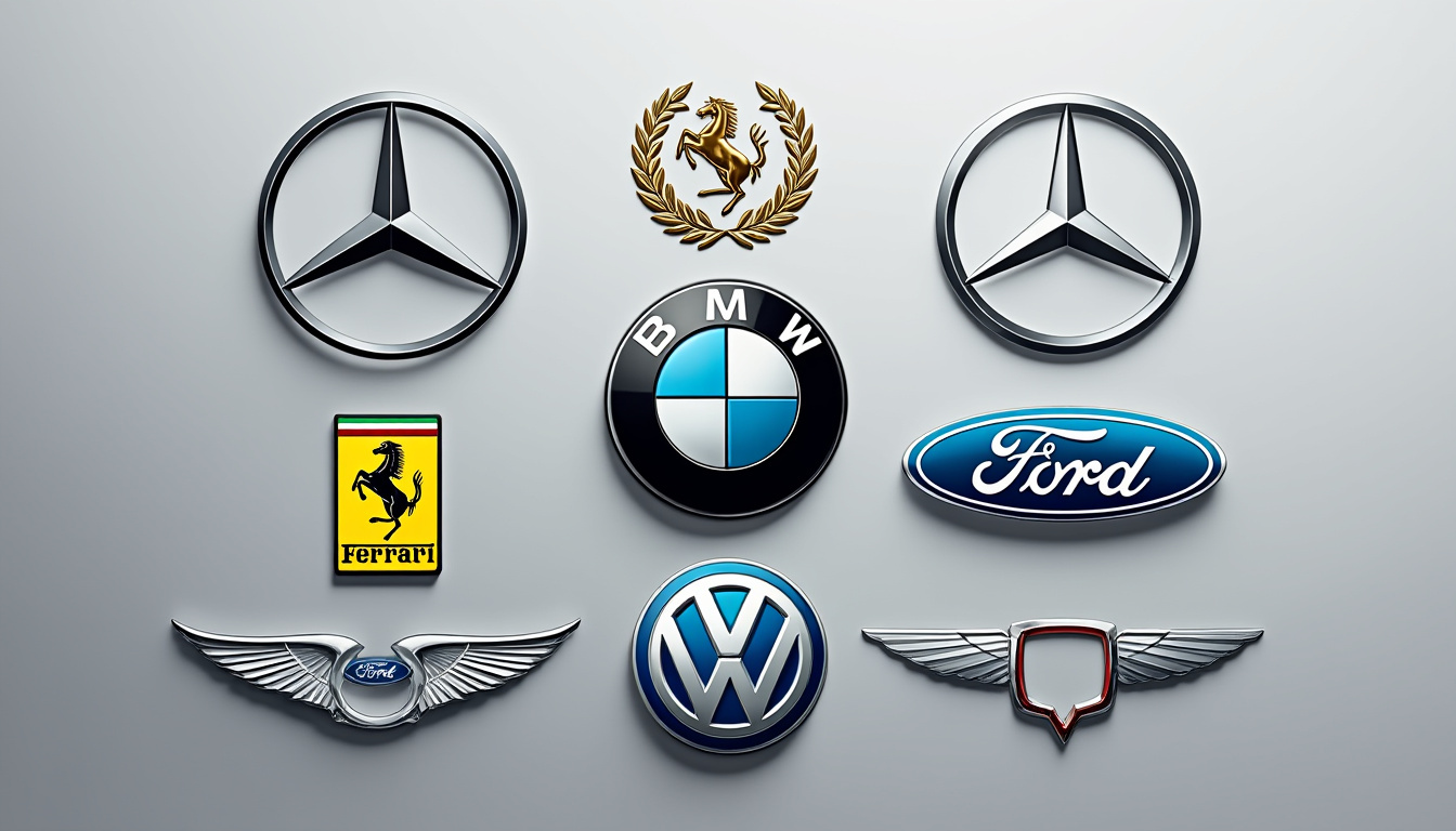 découvrez l'histoire et la signification des logos des marques de voitures, leurs origines fascinantes et ce qu'ils représentent.