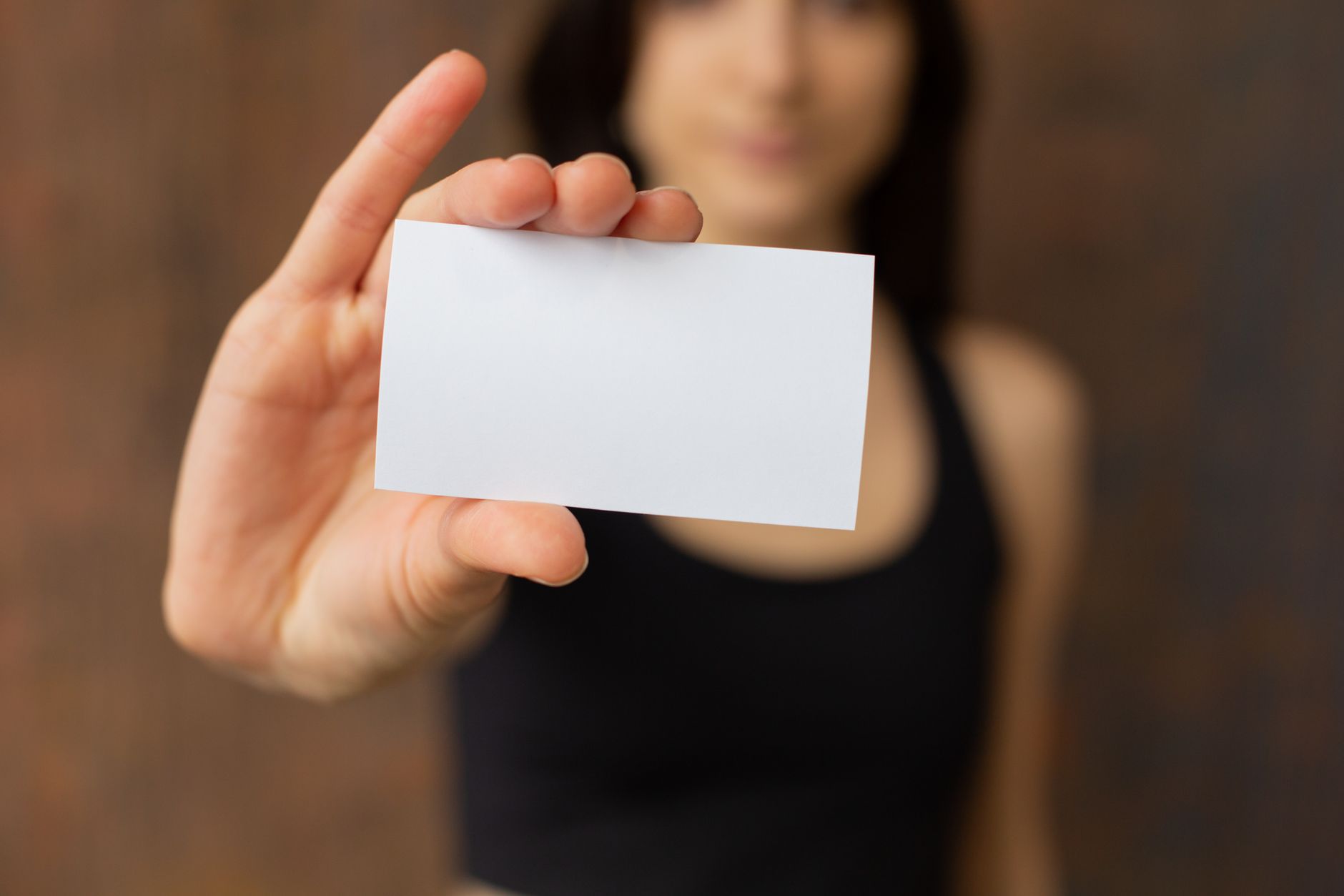 Créer une carte de visite — maquette de carte de visite virtuelle